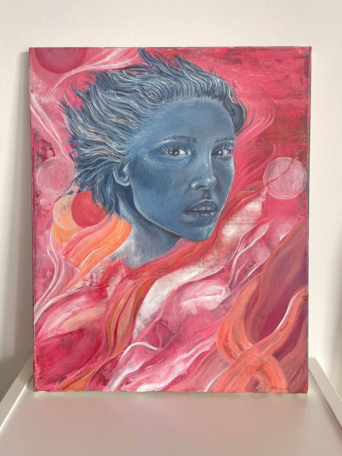 She In Blue - Image 2